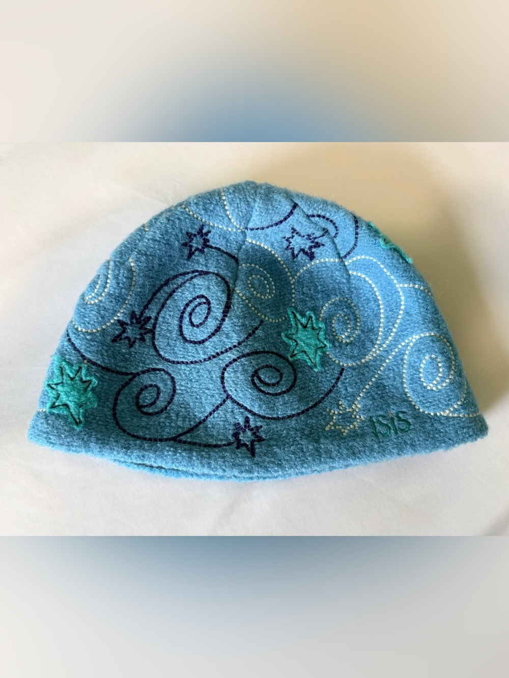 ISIS Wool Felted Appliqué Hat. One Size